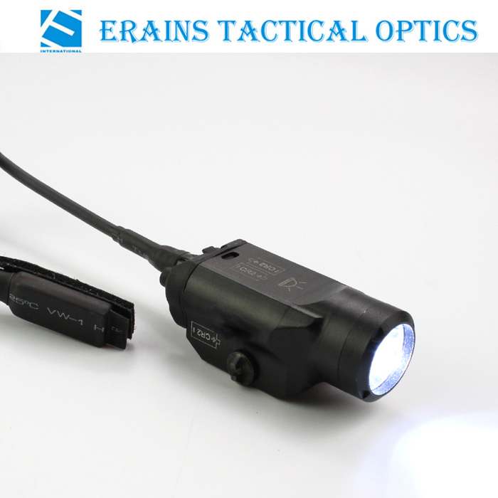 Erains TAC Optics Tactical Compact 225 Lumens Pistol Weapon LED Flashlight /light