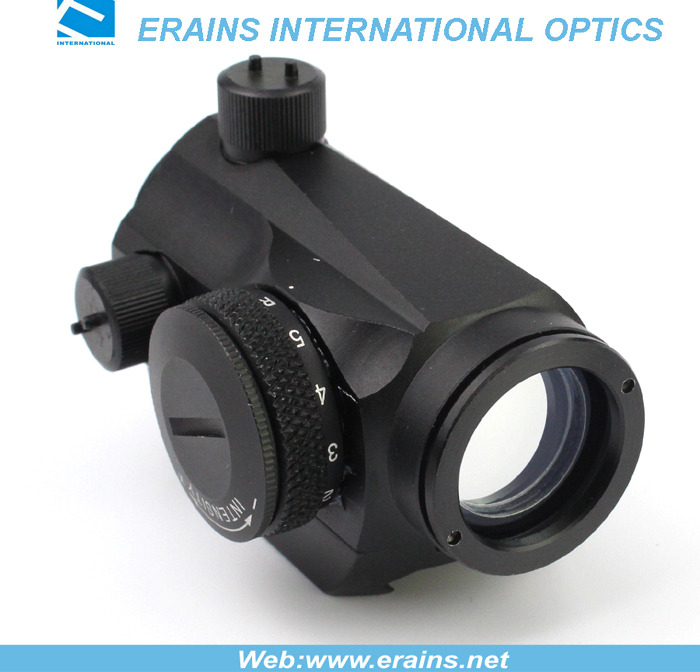 Compact red/green dot sight with standard weaver rail mount