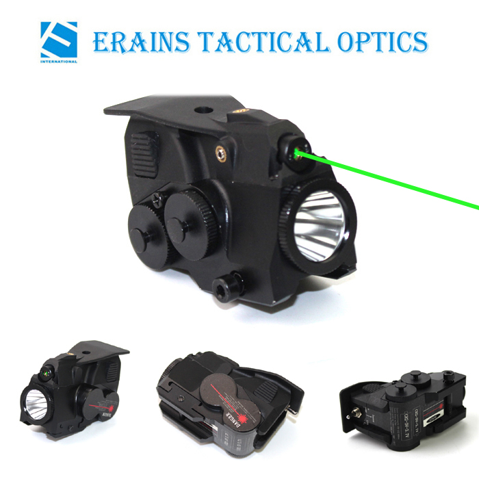 Tactical ML grade subzero working green laser sight with 600 lumens CREE T6 led laser flashlight