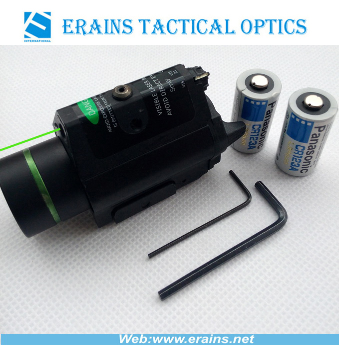 Tactical Hunting Green Laser Sight and 200 Lumen CREE Q5 LED Light Combo with Strobe Laser