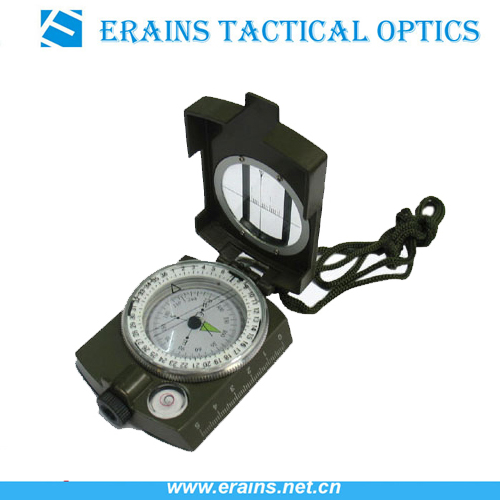 Outdoor Military compass and Army compass of Zinc Prismatic Compass