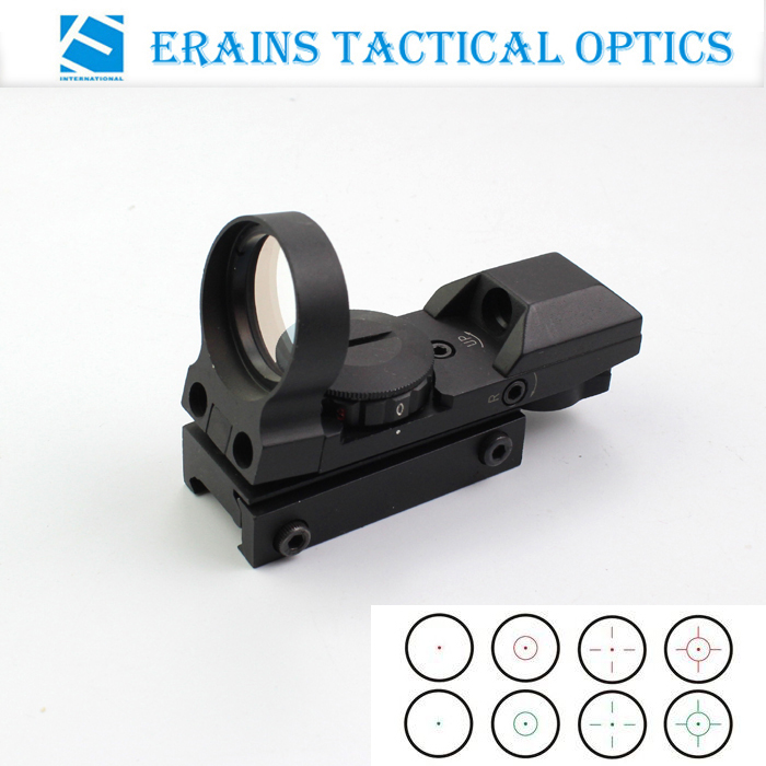 Tactical Reflex Red Dot Sight with Variable 4 reticle shapes