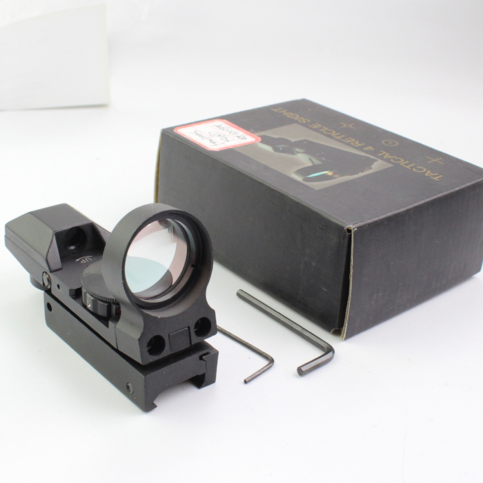 Tactical Reflex Red Dot Sight with Variable 4 reticle shapes