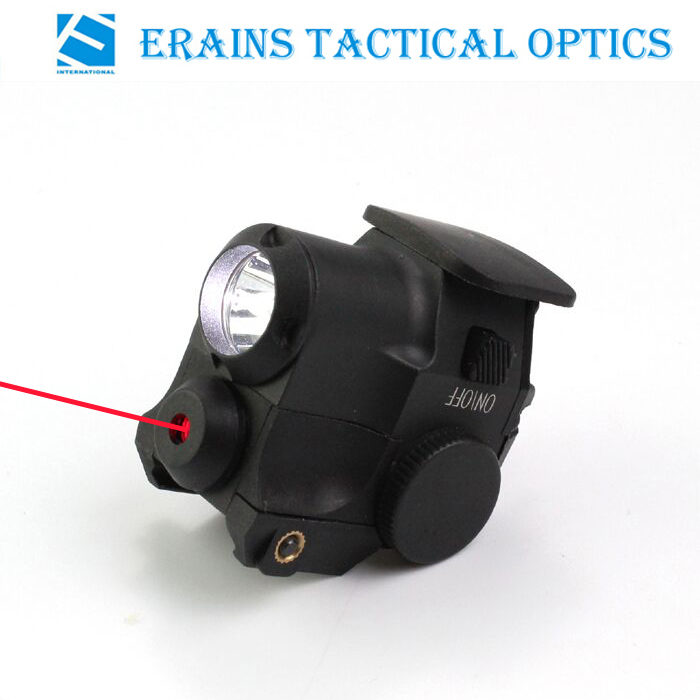 Super compact tactical subzero working red laser sight with 180 lumens CREE Q5 led flashlight