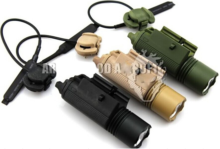 Erains TAC Optics M3 Airsoft 200 Lumens Pistol LED Flashlight Tactical LED light