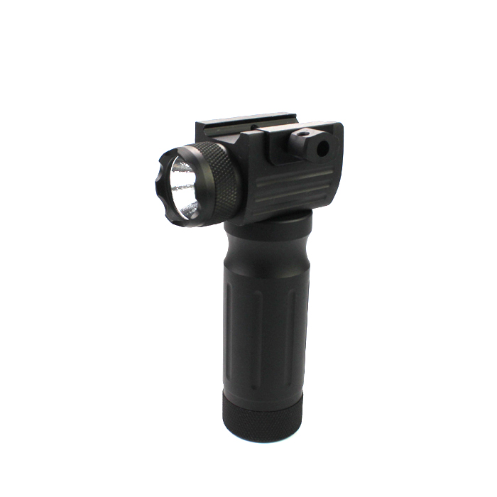Tactical Handgrip 750 Lumens LED Flashlight with Red Laser