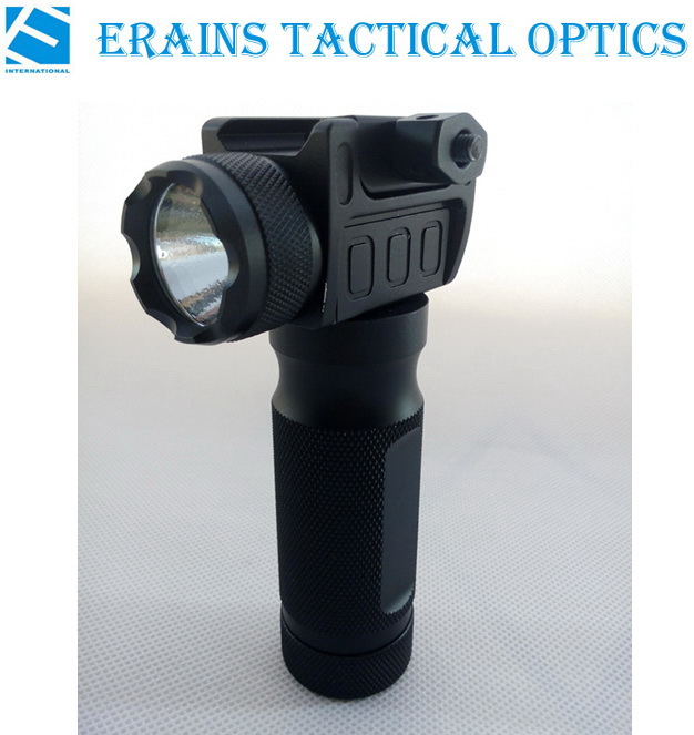 Erains Tac Optics Tactical CREE Q5 200 Lumens Quick Detach Aluminum Grip & LED Light LED Flashlight
