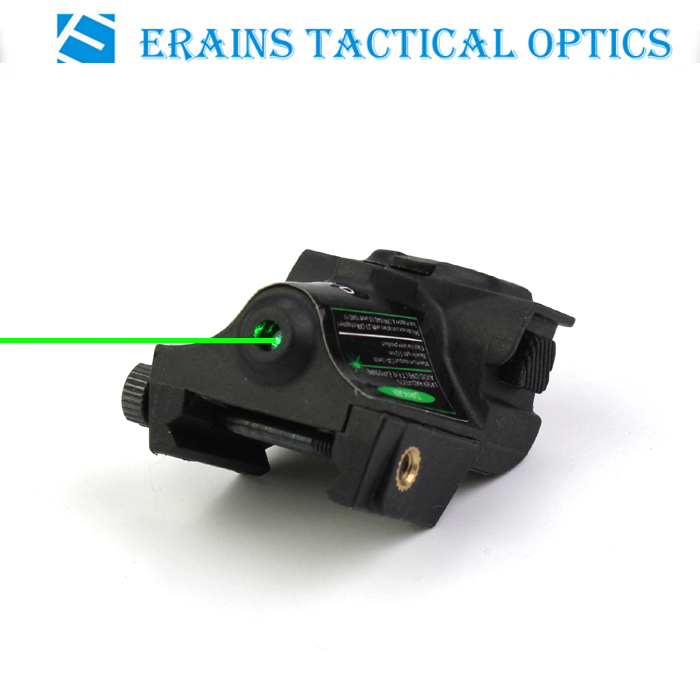 New Updated Tactical Sub compact rechargeable pistol green laser sight with quick push on off switch