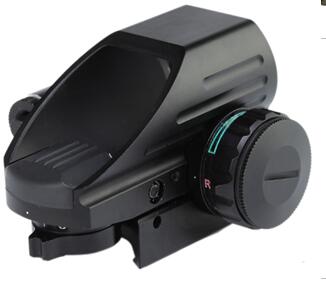 Erains Tac Optics Tactical Reflex Sight with 4 Variable Red DOT Reticles Scope with Red Laser Sight Attached